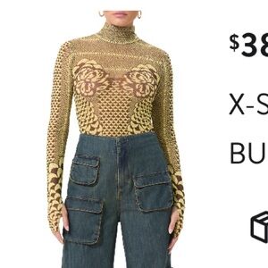 AFRM mesh turtleneck